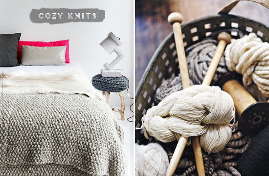 cozy knits, winter, bedroom, yarn