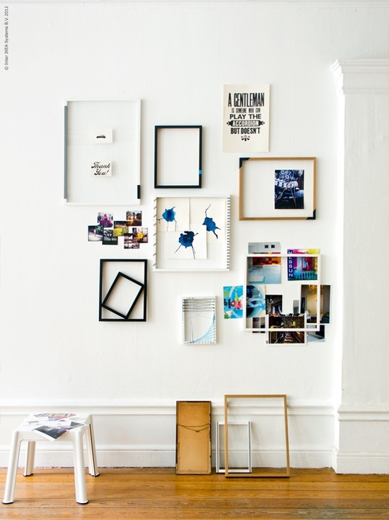 Casual chic gallery wall | At Home in Love