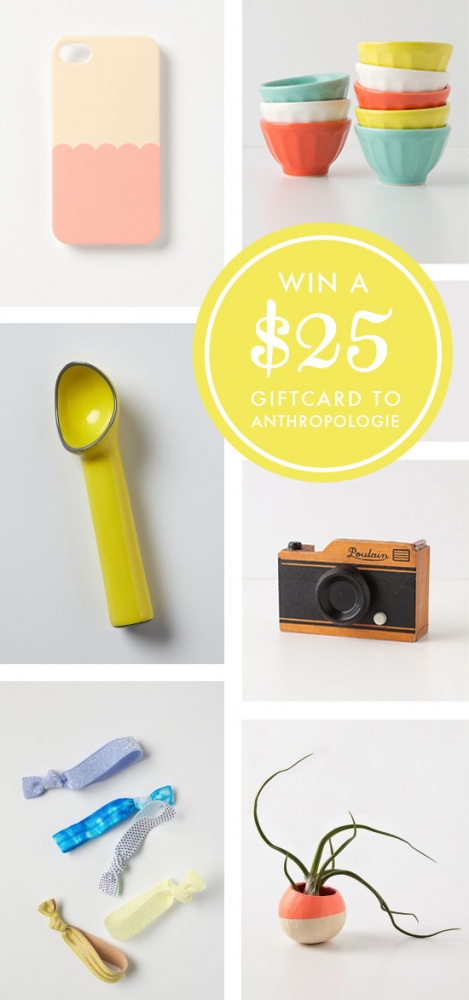 Anthropologie giveaway | At Home in Love