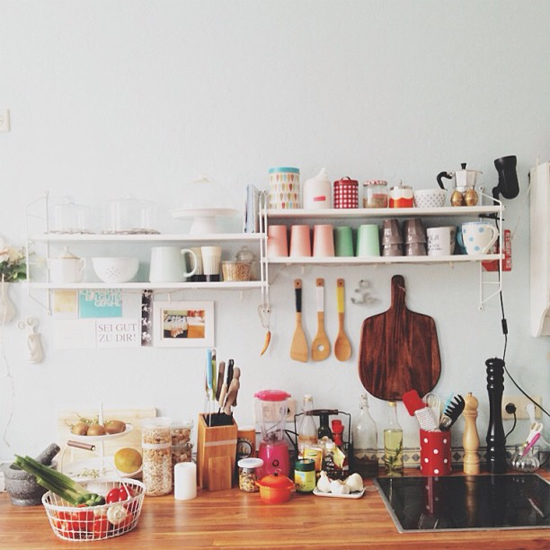 Cute & colorful kitchen colorful kitchen