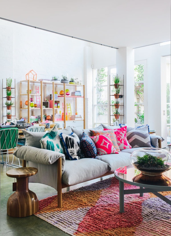 Patterned pillows | At Home in Love patterned pillows