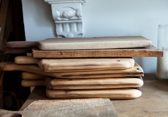 Stack of cutting boards | At Home in Love stack of cutting boards