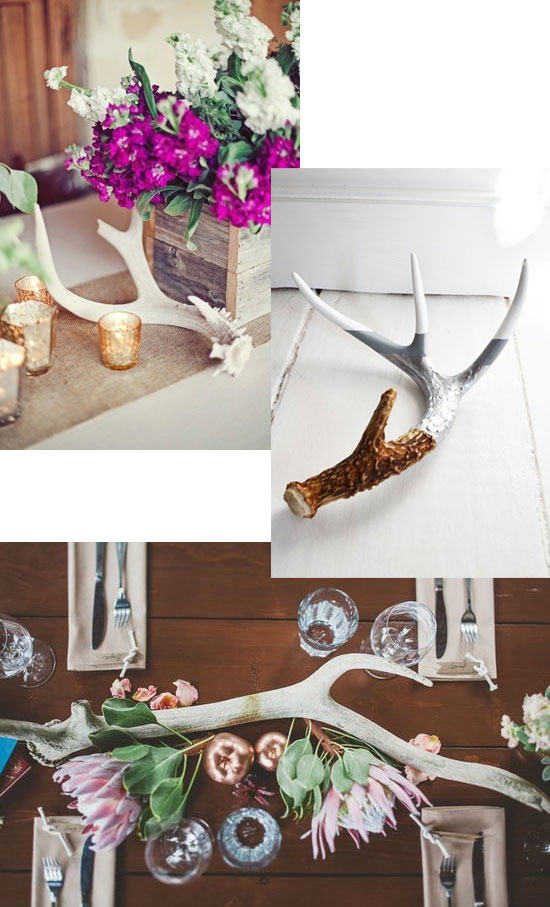 Antlers for your party or wedding (table decor)