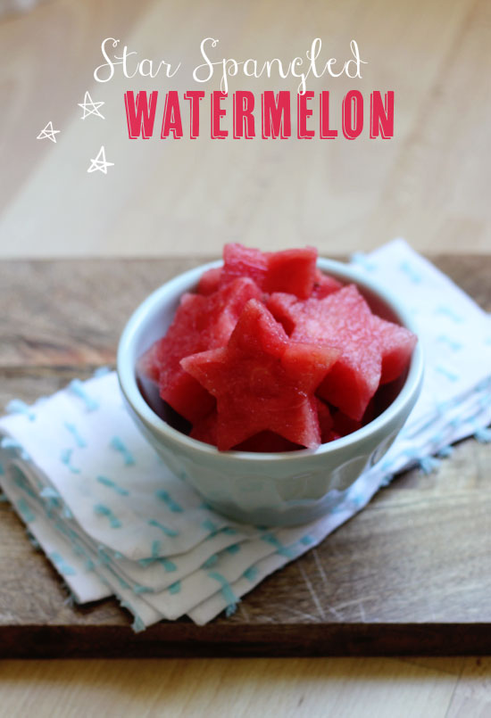Star spangled watermelon | At Home in Love