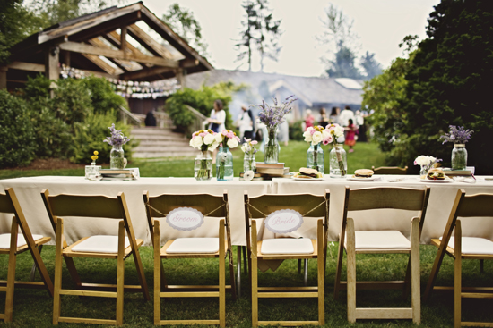 Outdoor venue, Washington state wedding