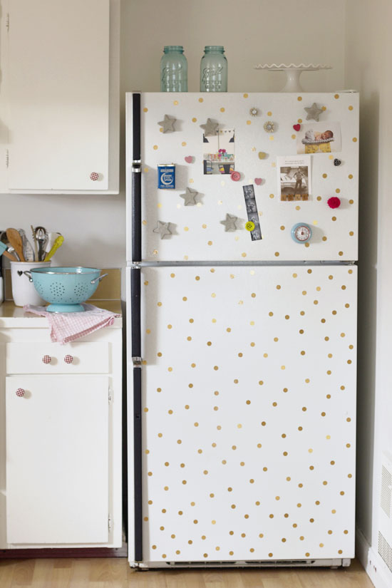 Polka dot fridge