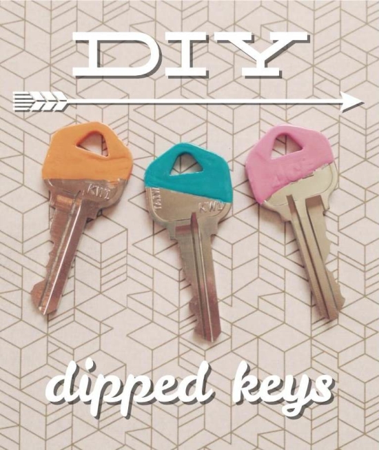 DIY Dipped Keys