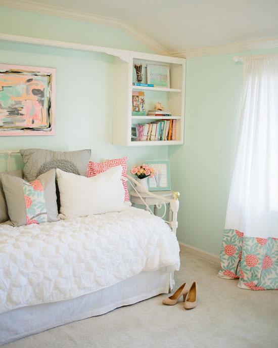 Michaela's feminine and budget-friendly bedroom