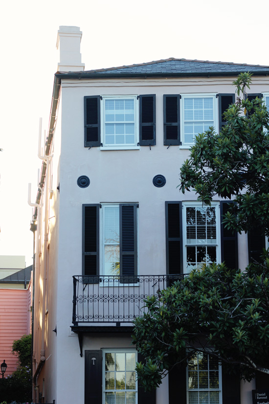 Pink house in Charleston