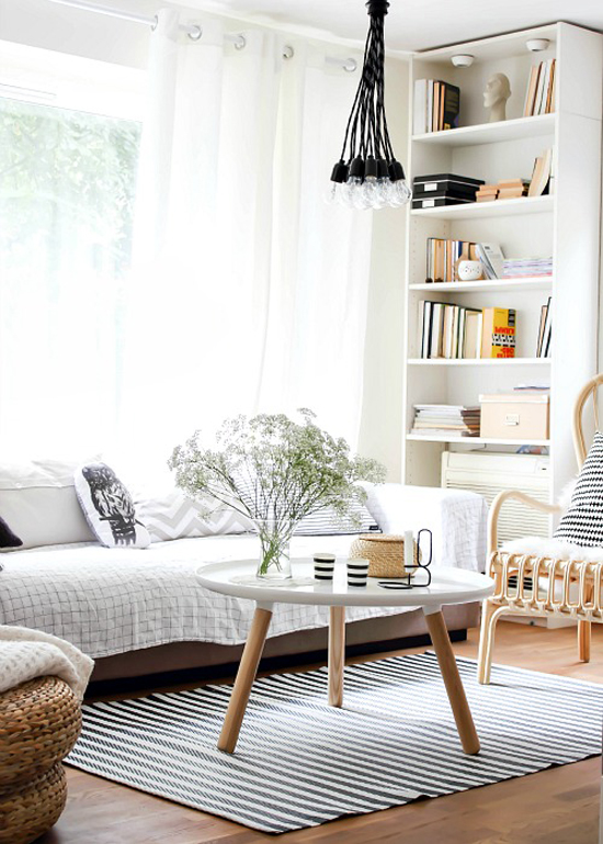 A Bright and Airy Scandinavian Home