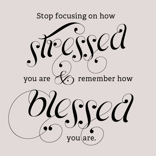Stop focusing on how stressed you are.