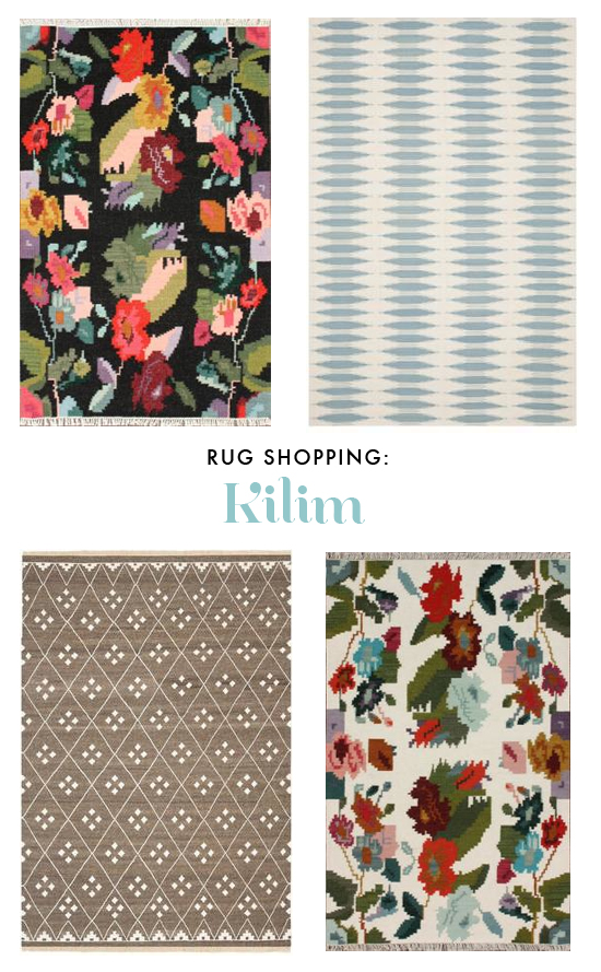 Rug shopping: Kilim rugs