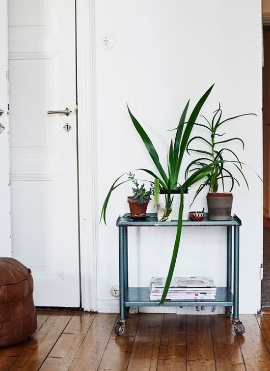 Plant stand bar cart