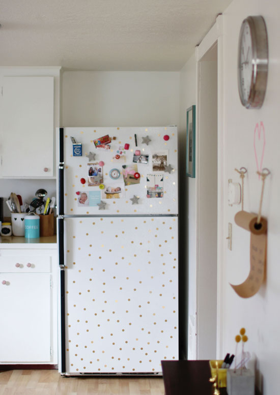 Polka dot fridge