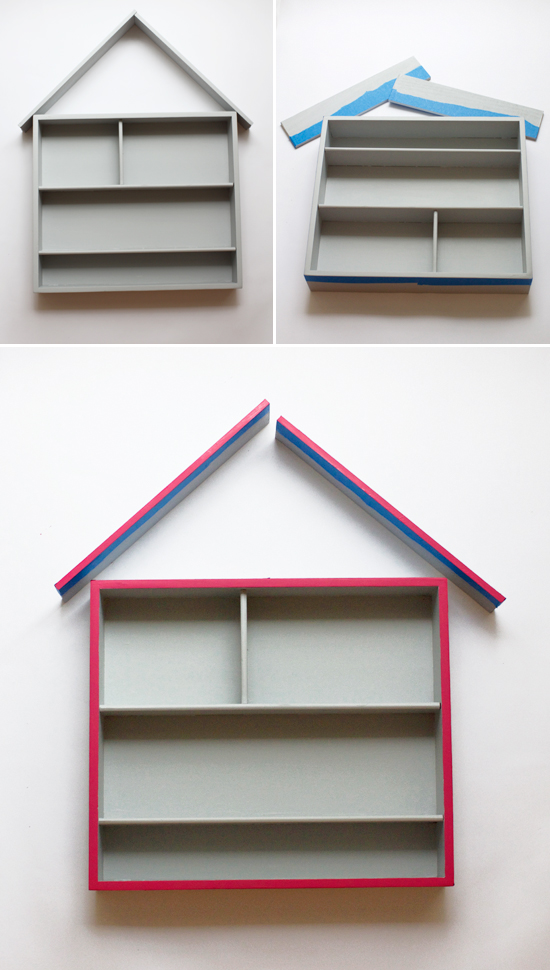 Steps to build a DIY craft storage house