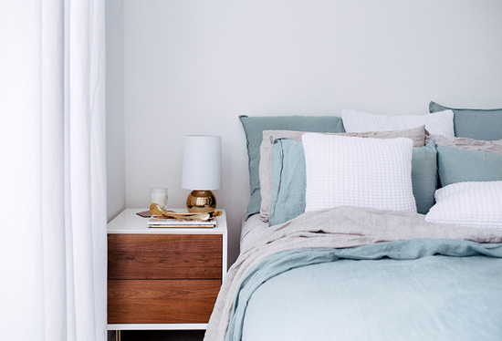 Pretty, serene bedroom