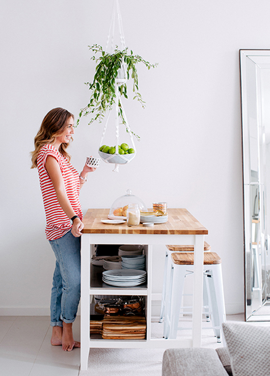 Butcher block counters