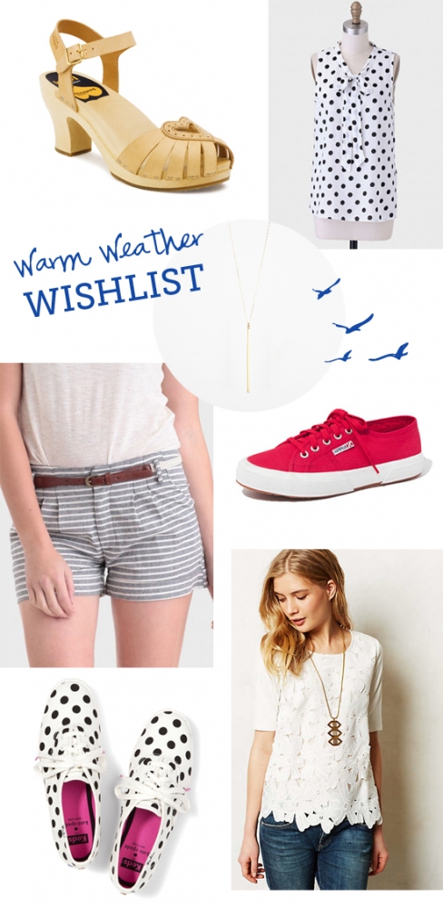 Warm weather wish list // At Home in Love