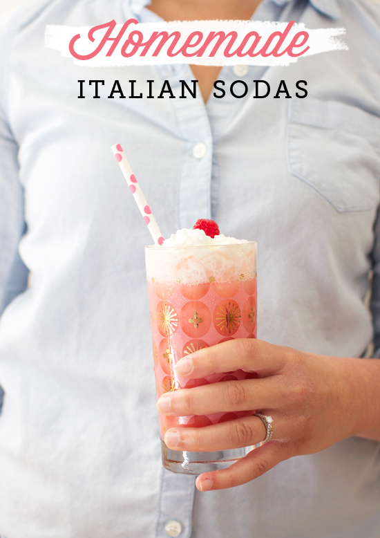 Homemade Italian Sodas // At Home in Love
