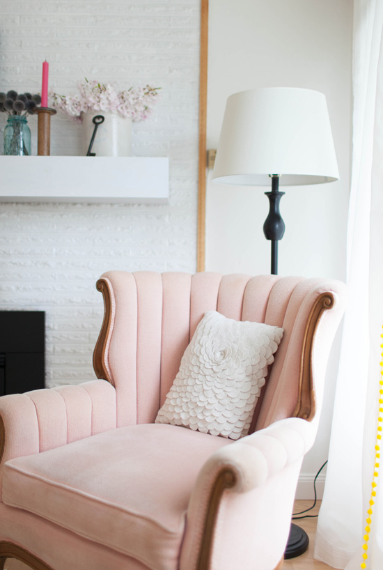 Light pink chair