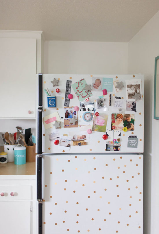 Polka dot fridge