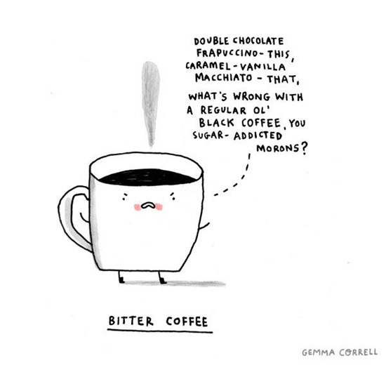 Bitter coffee