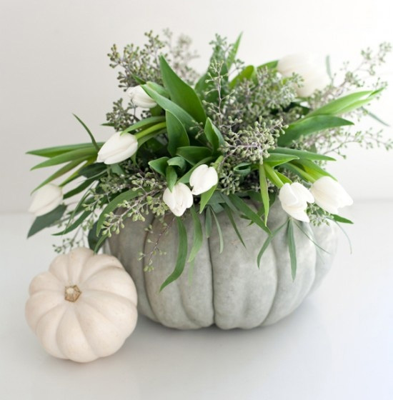 Pumpkin centerpiece