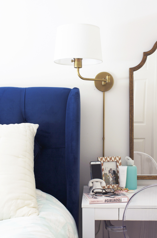 Bedroom wall sconces