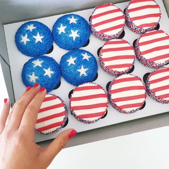 Patriotic cupcakes