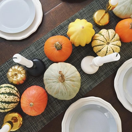 Pumpkin table runner