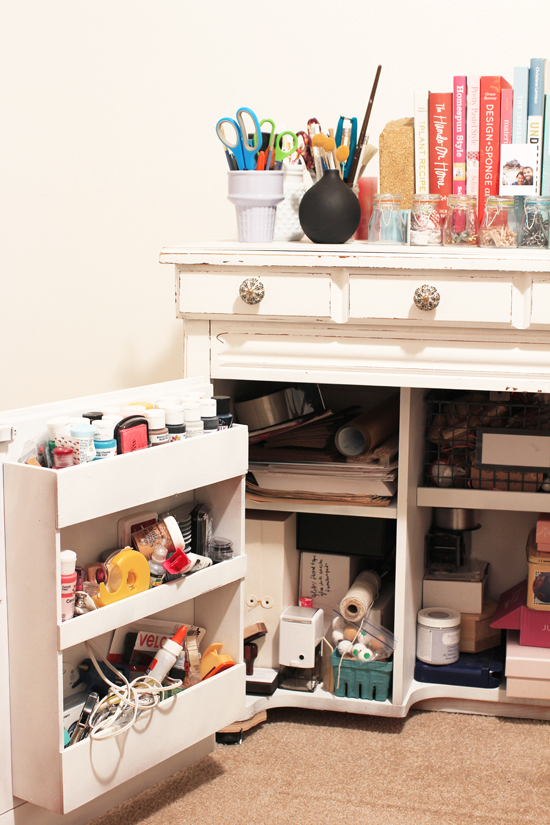 Great Craft Cabinet Organization Ideas for Small Spaces