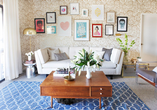 Rug over carpet | At Home in Love