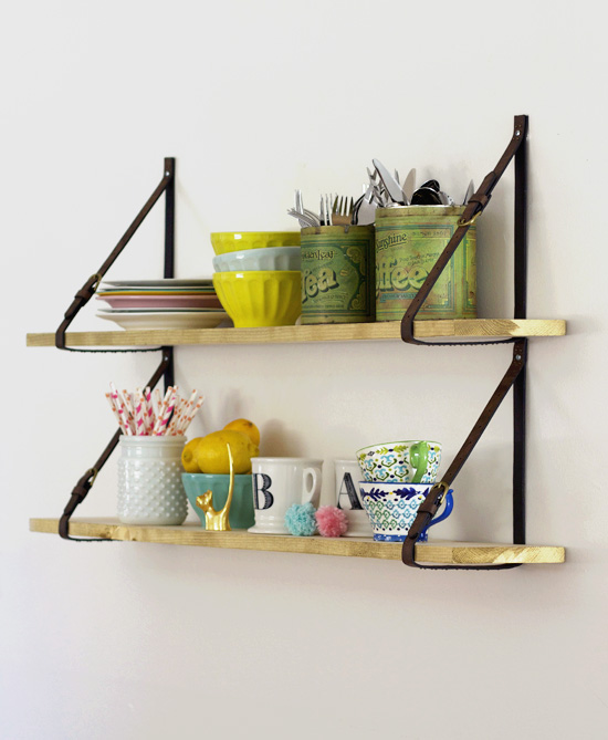 DIY shelves | At Home in Love