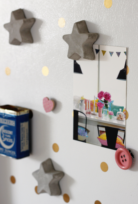 DIY Concrete Magnets | At Home In