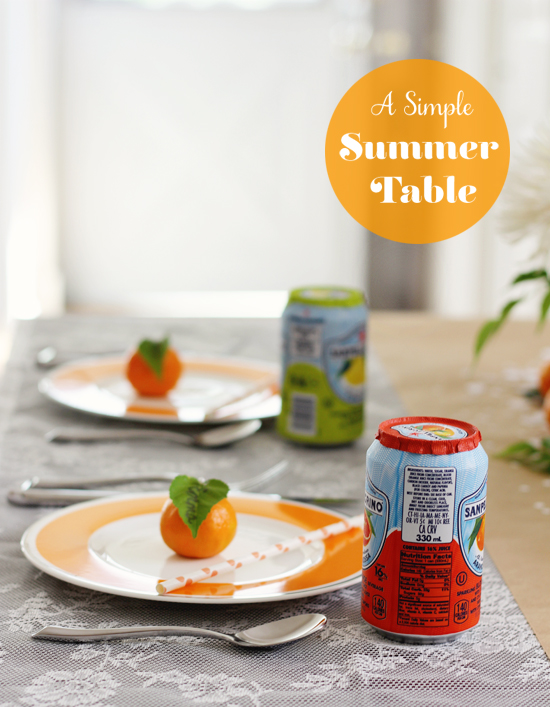 A simple summer table | At Home in Love