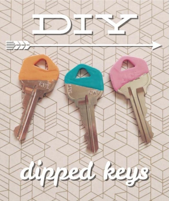 DIY dipped keys 