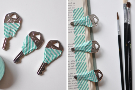 DIY dipped keys by Leona Lane