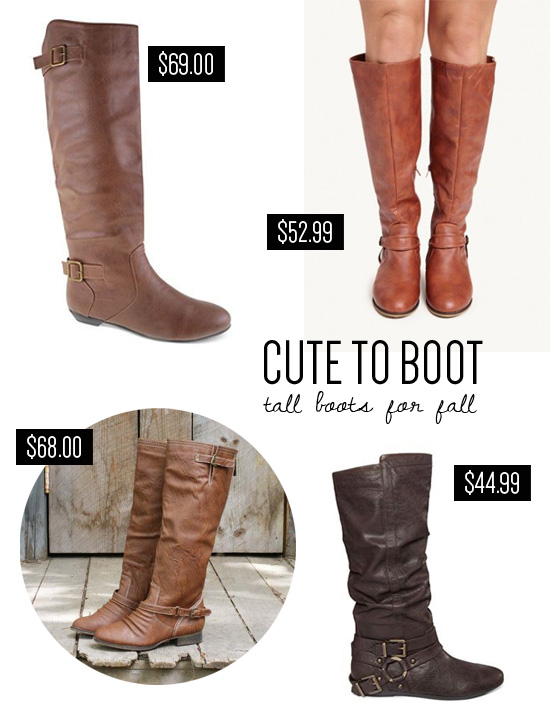 Cute to boot: tall boots for fall // At Home in Love