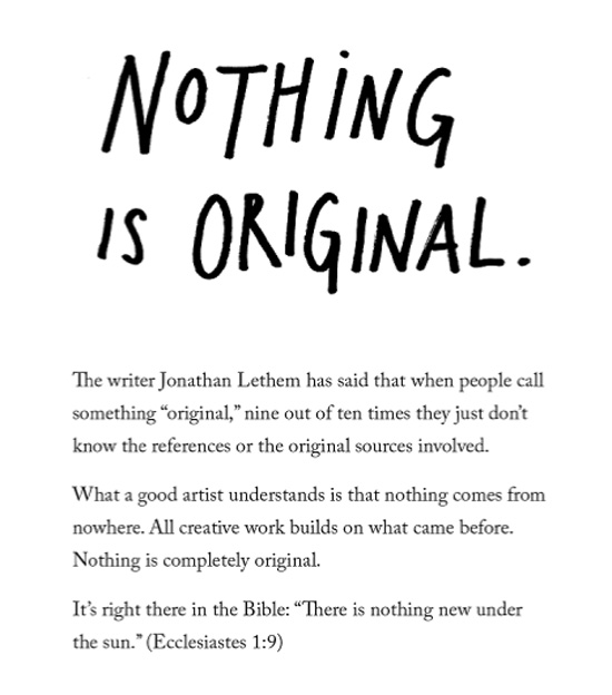 Nothing is original