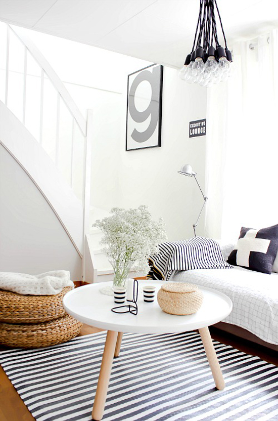 Bright & airy Scandinavian home