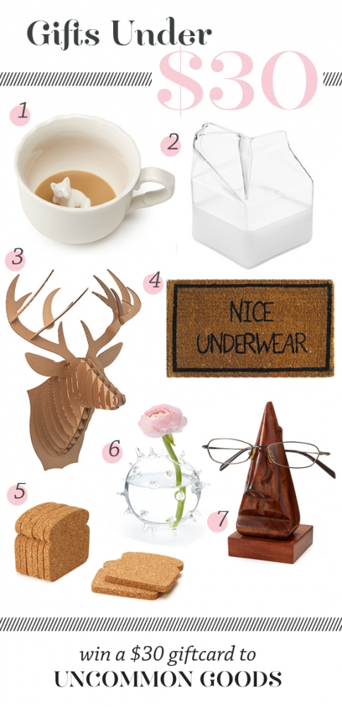 Gifts under $30--and a giveaway!