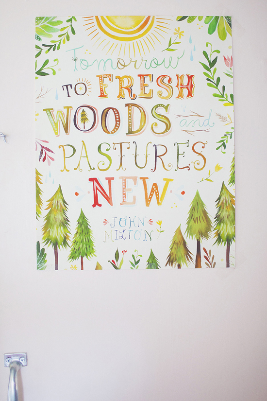 Tomorrow to fresh woods and pastures new