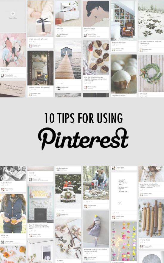 10 tips for using Pinterest // At Home in Love