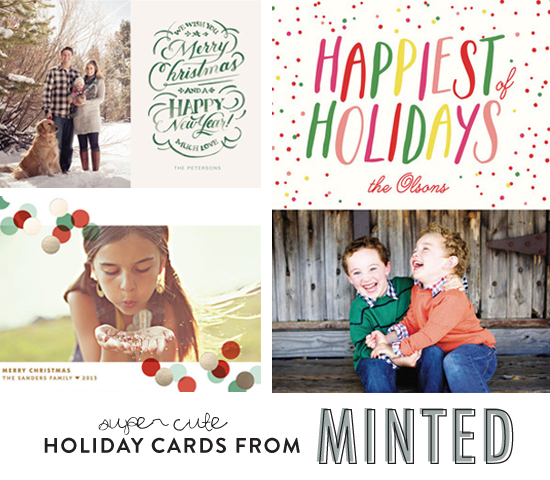 Super cute holiday cards from Minted