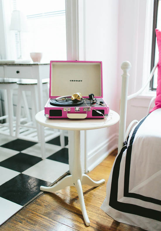 Pink record player!