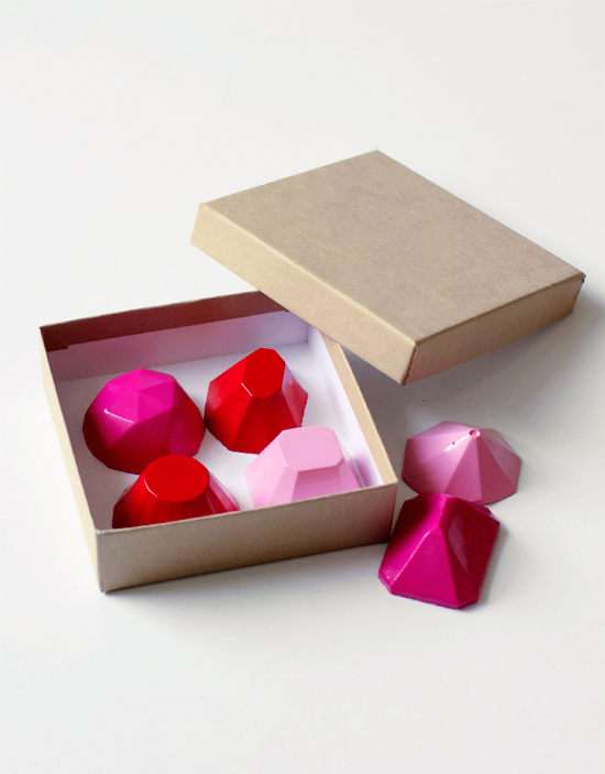 DIY gemstone magnets to give out for Valentine’s Day