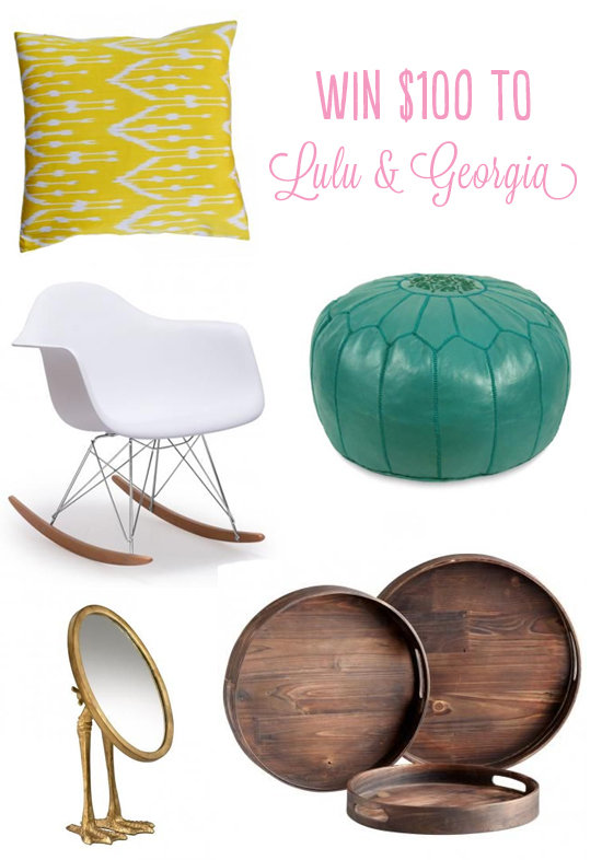 Enter to win $100 to Lulu & Georgia // At Home in Love