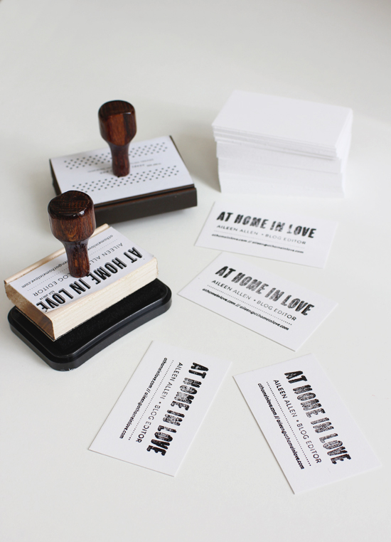 DIY business cards