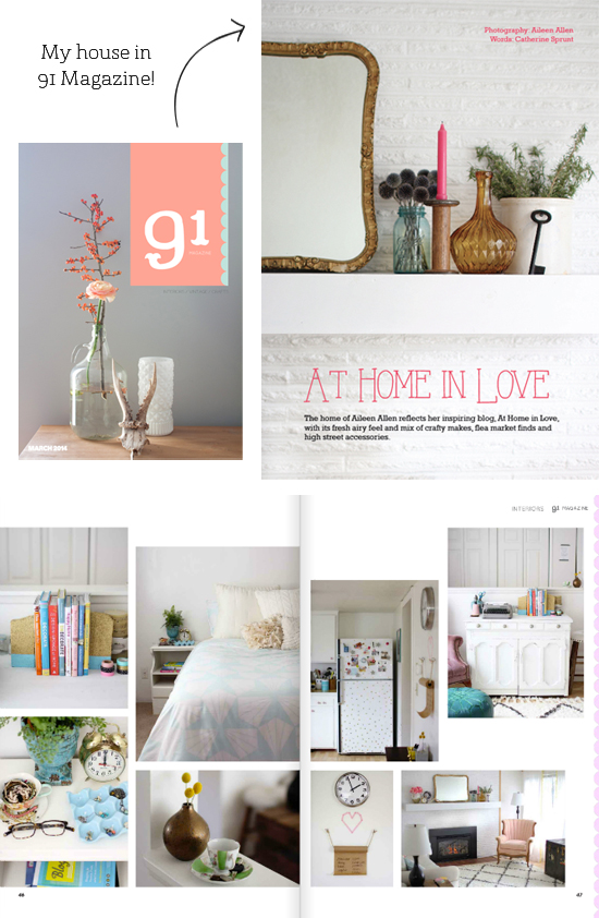 My house in 91 Magazine // At Home in Love