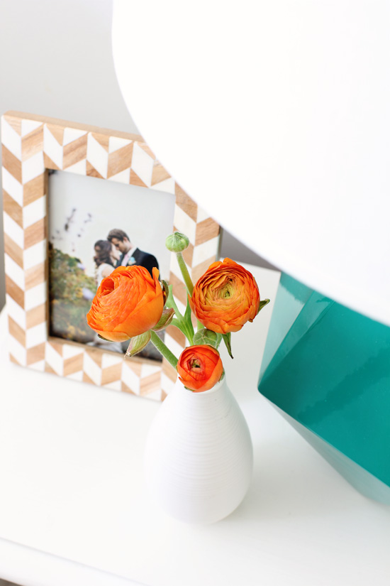 Orange ranunculus